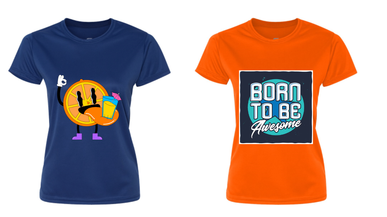 Royal Blue and Orange