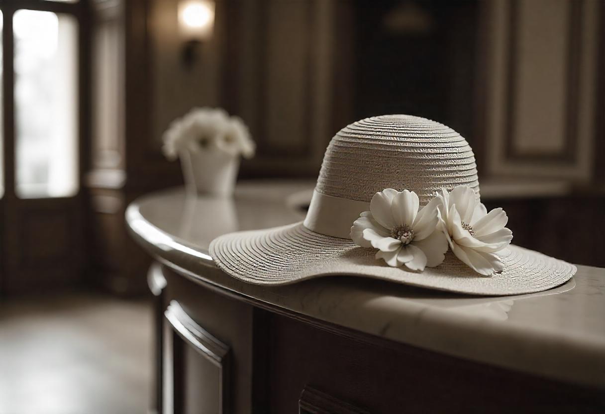 A classic white-colored customized hat