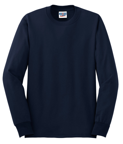 Cotton Poly Long Sleeve T Shirt