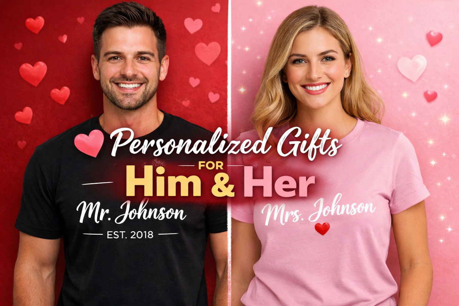 Personalized Valentine’s Day Gift Ideas for Him & Her (Custom & Unique Picks)