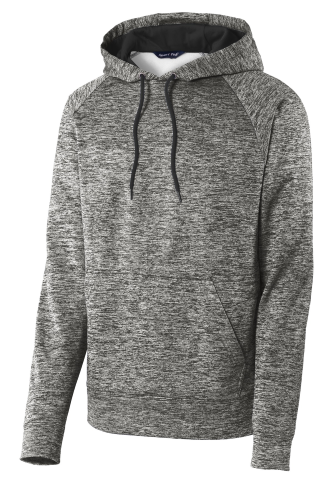 heather fleece hoodie