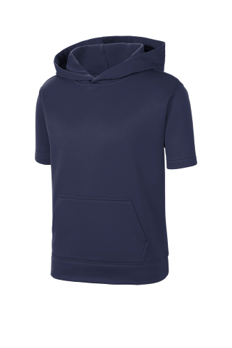 short-sleeve hooded pullover
