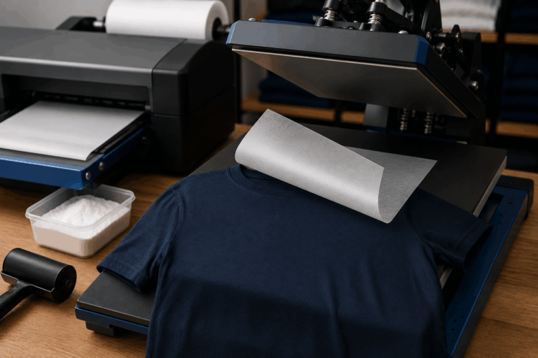Custom DTF printed apparel design