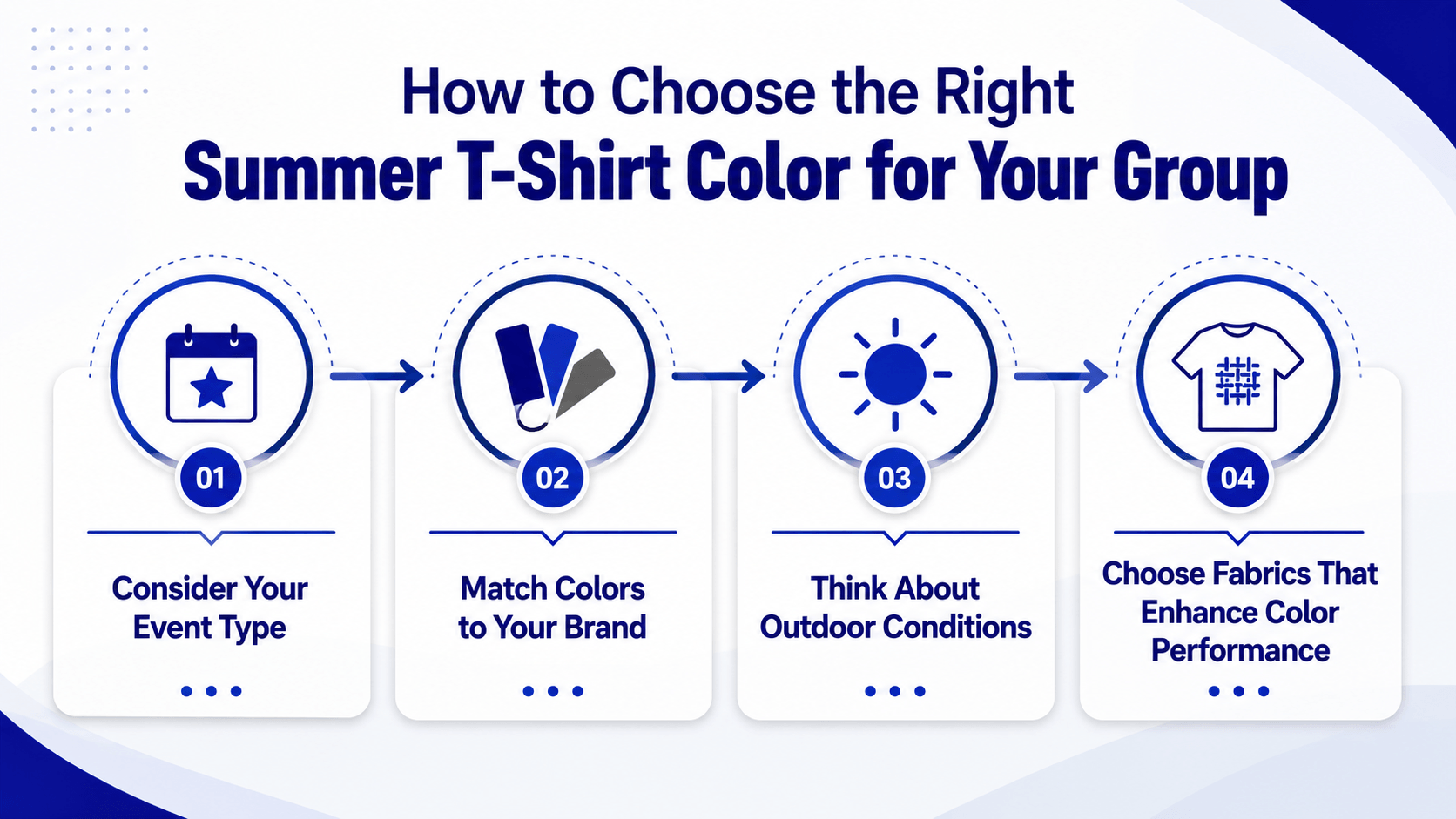 How to Choose the Right Summer T-Shirt Color for Your Group
