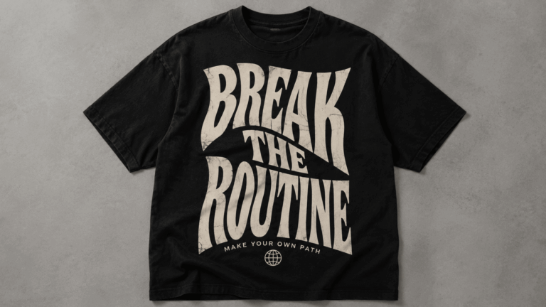 Bold Typography & Warped Text Designs